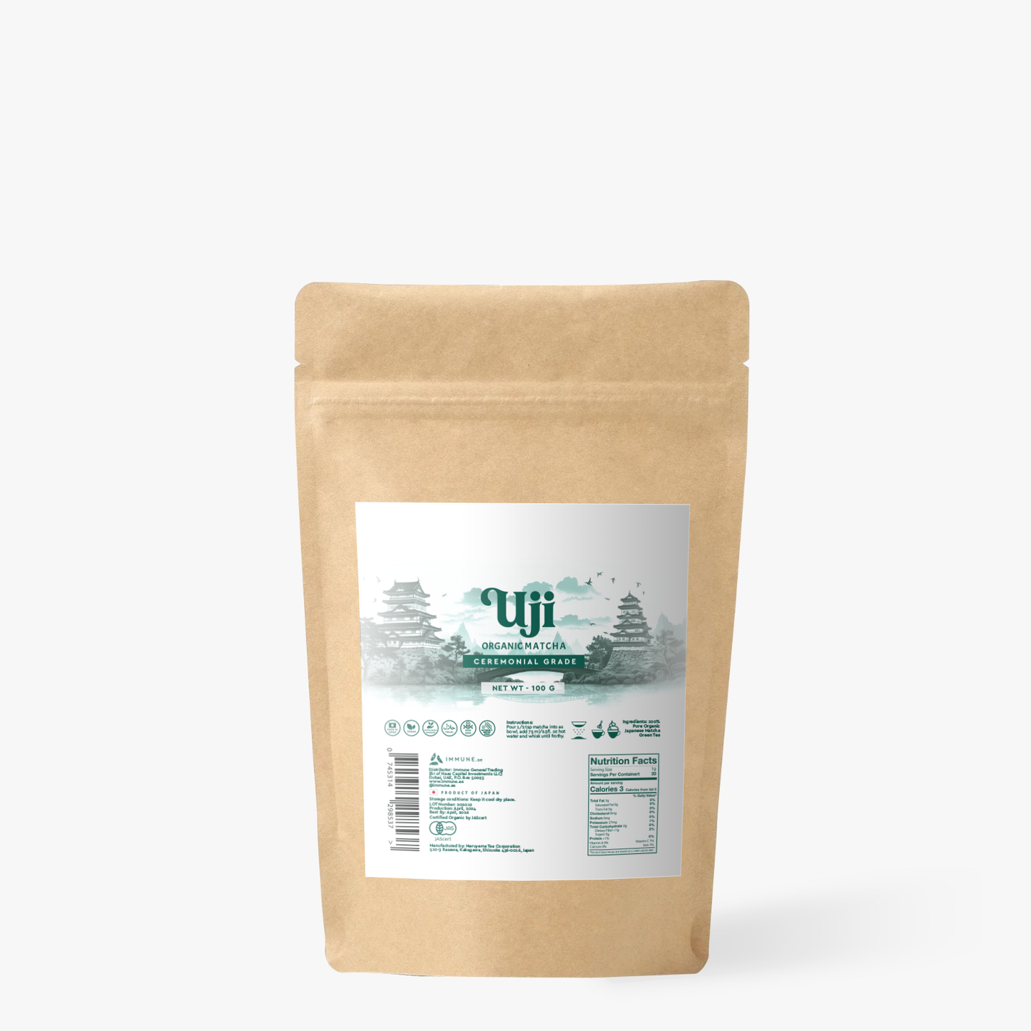 Uji Organic Matcha Ceremonial Grade