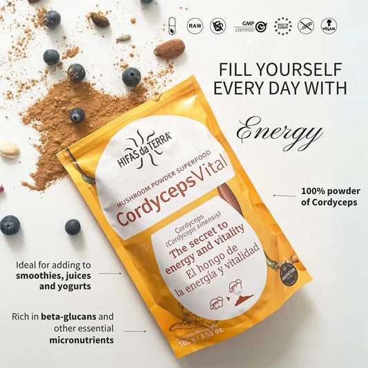 Hifas da Terra Cordyceps Vital Powder Superfood