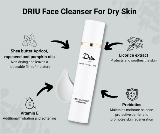 Driu Face Cleanser for Dry Skin