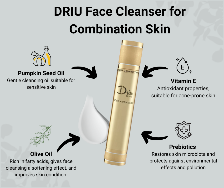 DRIU Face Cleanser for Combination/ Oily Skin