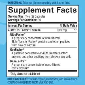 4Life Transfer Factor Tri-Factor® Formula